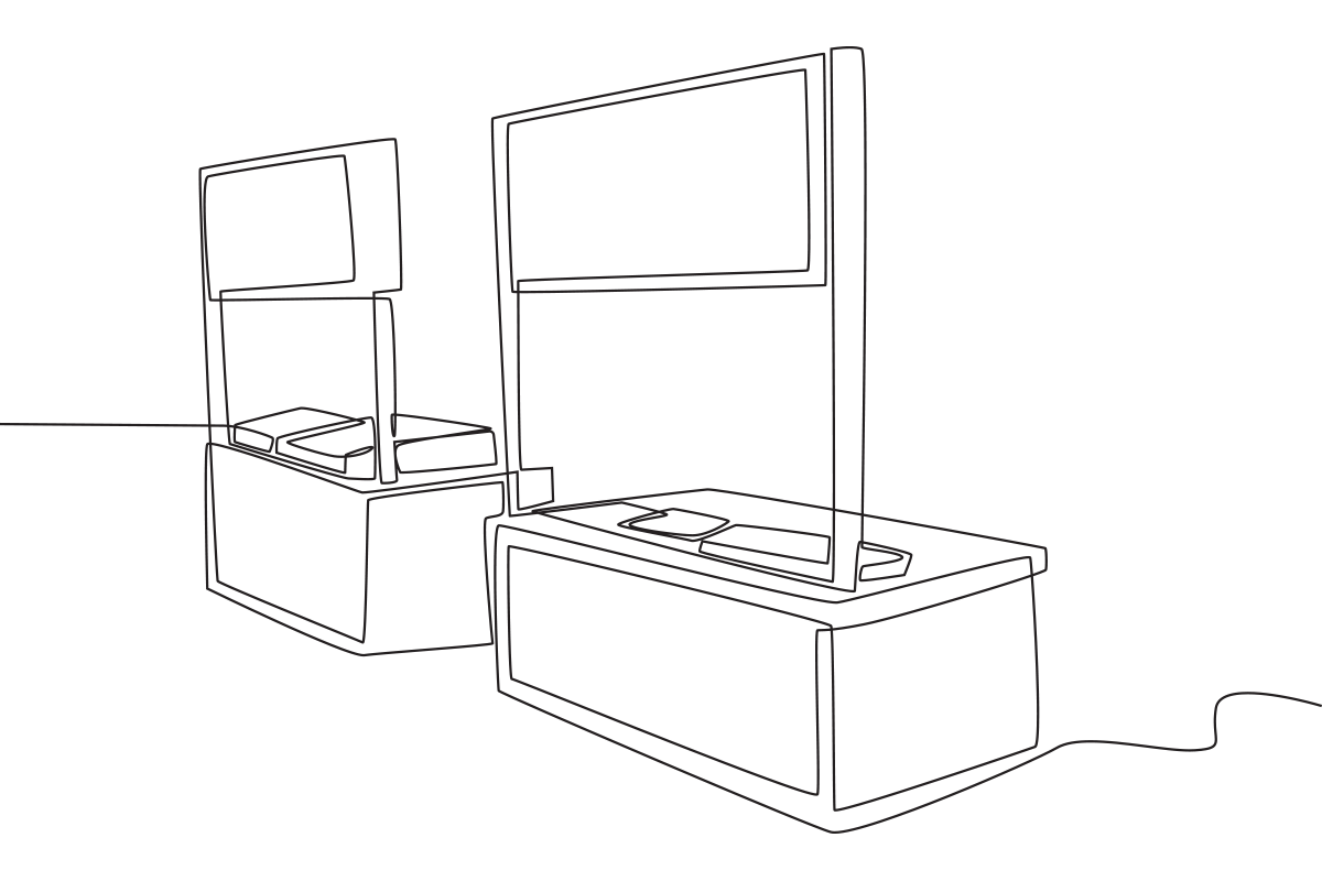 Skizze Messebau Skizze Messebau